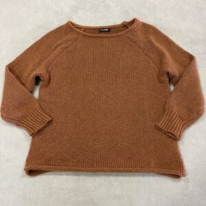 Brown Knit Sweater Size Large